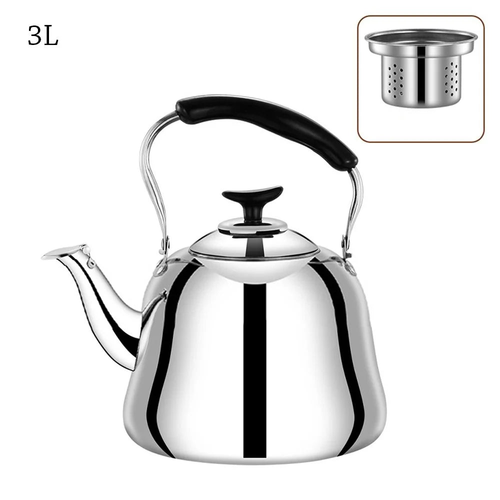 Kettles Thickened Gas Stove Induction Cooker Cookware Stainless Large Zpaxo 3L