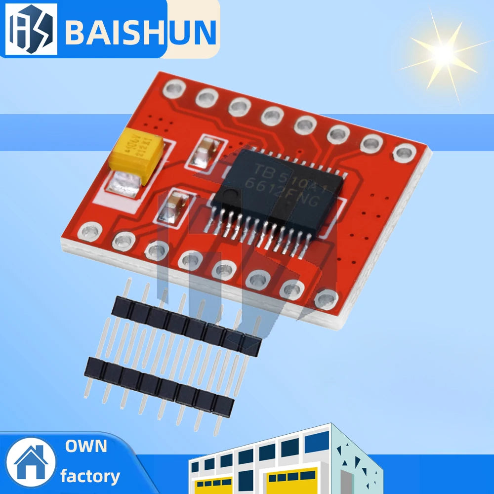 TB6612FNG Dual Motor Driver 1A Control Module Arduino Microcontroller Zpaxo