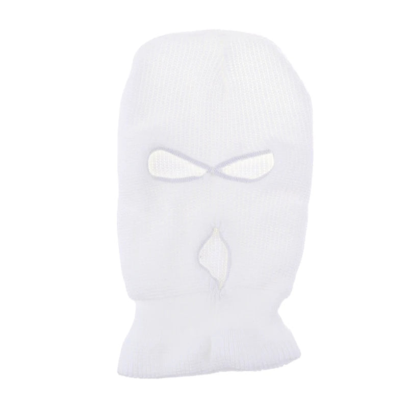 3 Hole Car Seat Headrest Full Face Cover Ski Mask Hat Anti-dust