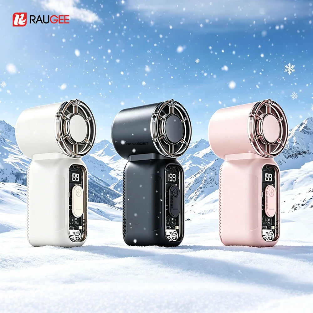 Mini Portable Handheld Fan USB Rechargeable Turbo Outdoor Personal