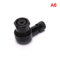 Aluminum Alloy Black Valve Motorcycle Rim 90 Degree Angle Wheel Tire