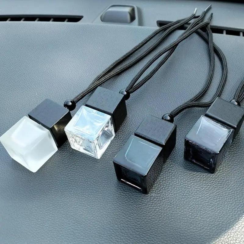 Black Cover Empty Essential Oil Diffuser Bottle Car Air Purifier