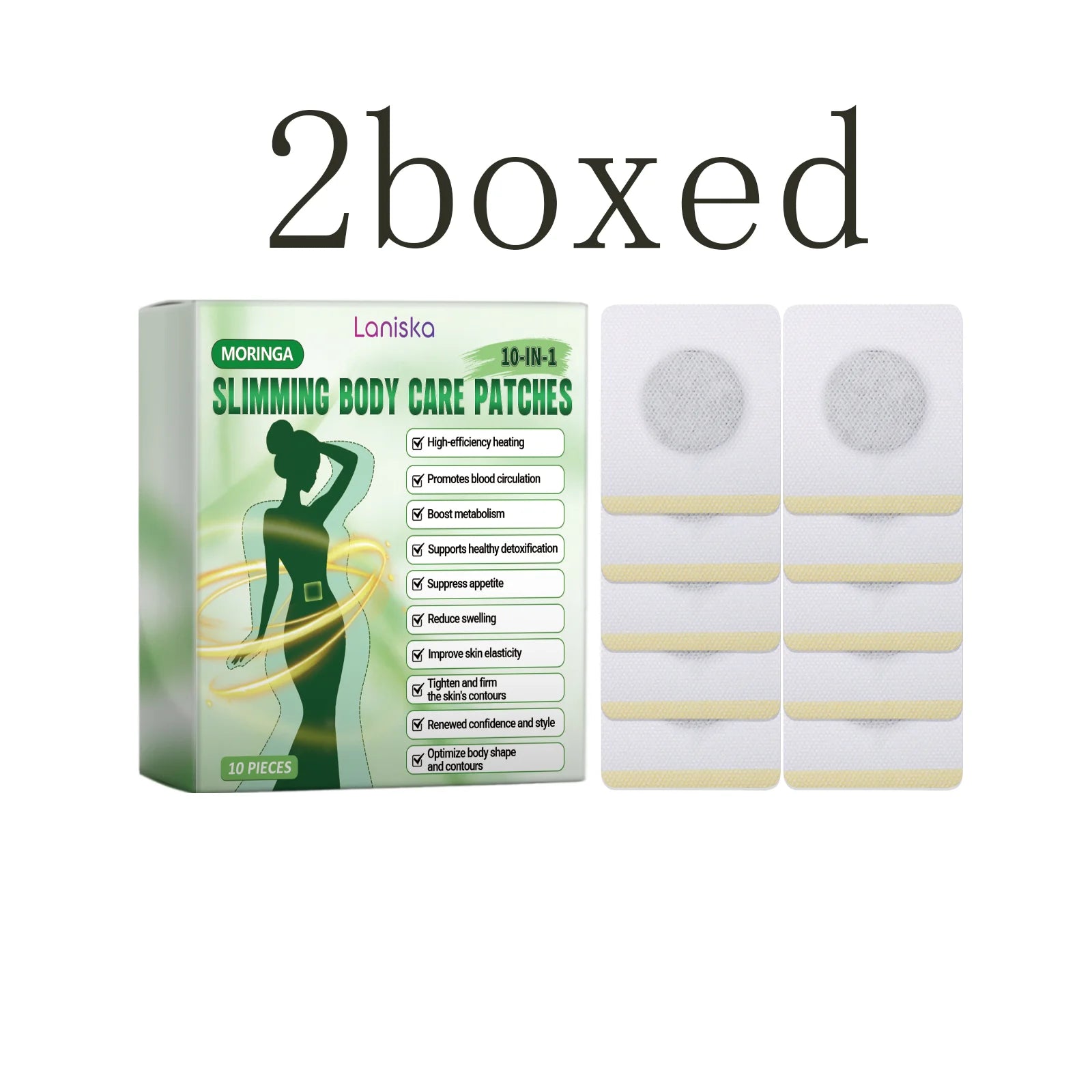 Body Care Patch - Comfortable Lightweight, Skin-Fitting, Daily Body Shaping, Lazy Convenient Wearable Care Patch Zpaxo 2boxed