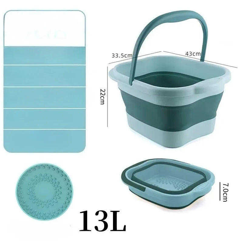 Portable Foot Soaking Tub 2026 Deep Foldable Design Home Massage Knee