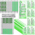 24 Sets Football Pens Party Favours Supplies Football Stationery Ballpoint Pens and Cards for Boys Girls Team Adults Zpaxo A