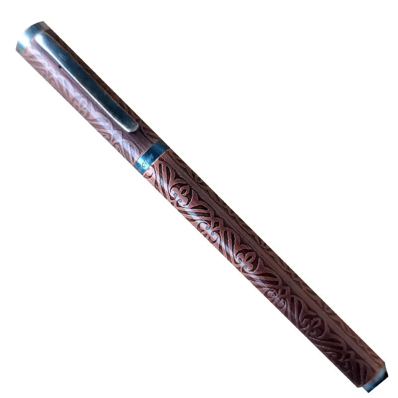 New And Old Hero 395 Fountain Pen Students Write a Metal Rod Pointed Collecting Antique Pen Zpaxo