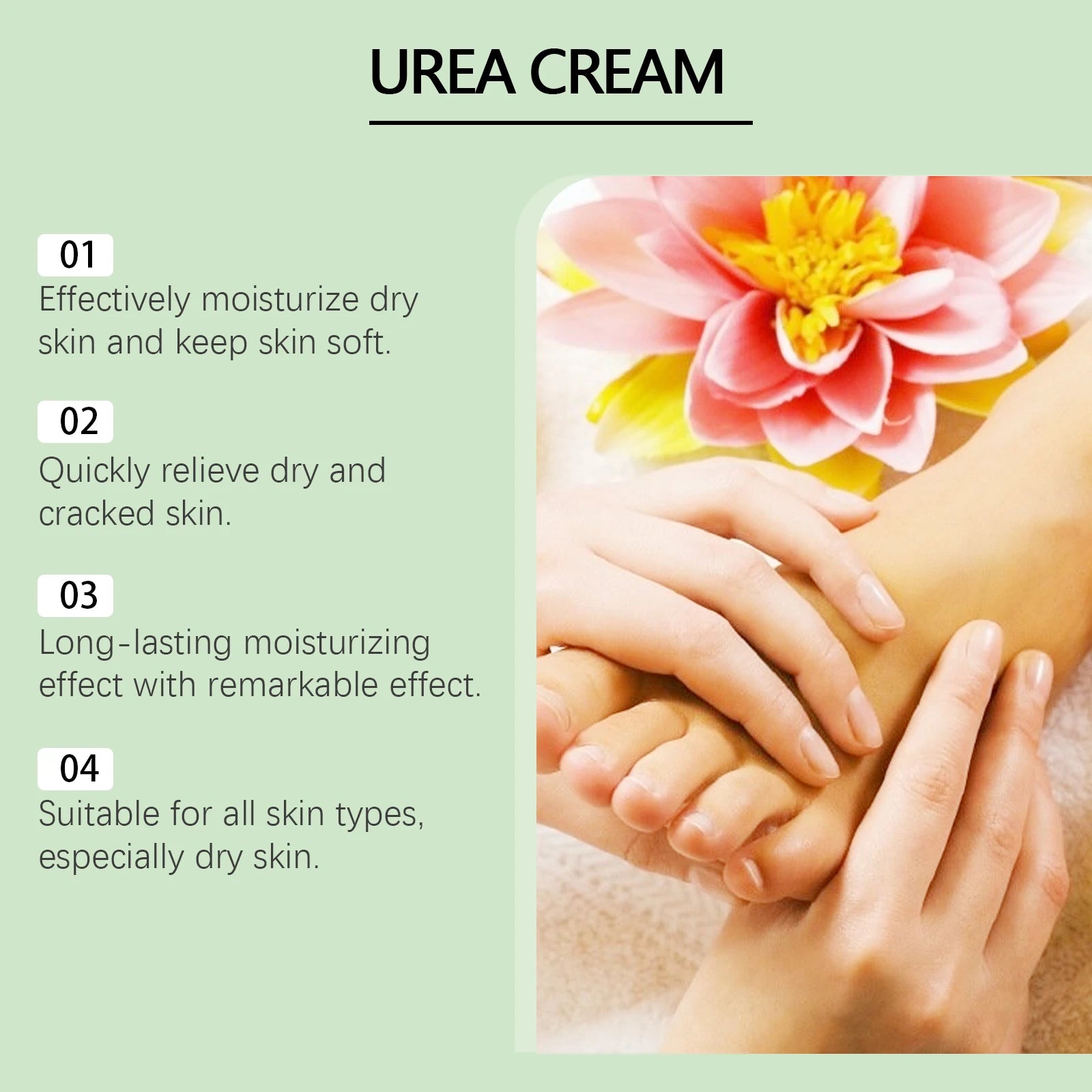 WIYUN 40% Urea Foot Cream – Cracked Heels & Callus Repair Urea Foot Cream Zpaxo