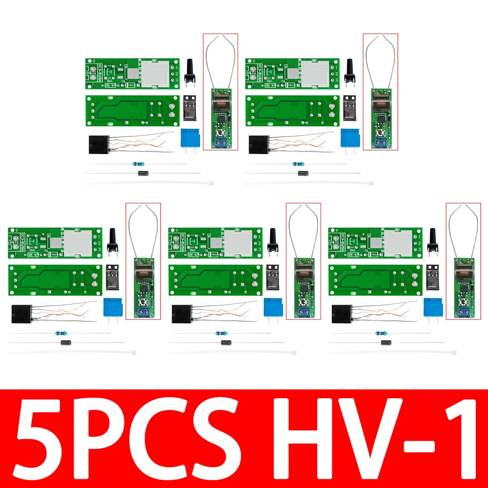 HV-1 High Voltage Arc Generator, DC 3V-5V Ignition Module for DIY Projects Zpaxo 5PCS HV-1