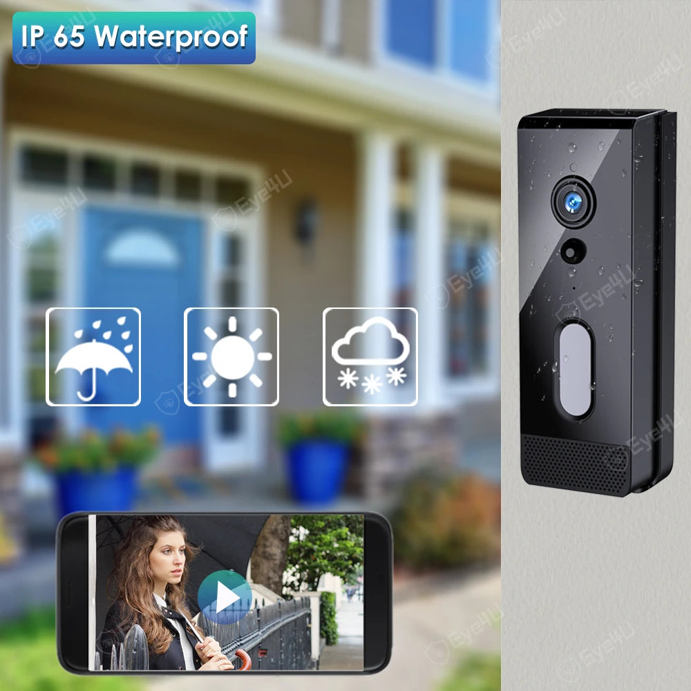 Tuya Smart Home Doorbell Camera Waterproof Wifi Video Intercom Zpaxo