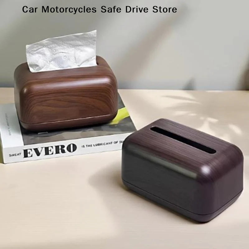 CMNew Chinese-style Simple Walnut Tissue Box Household Solid Wood