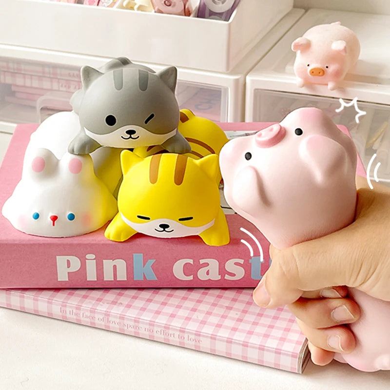 Ergonomic Mouse Pad Wrist Pad Cute Animal Dog Cat Bear Toys Silicon Gel Non-slip Wrist Rest Support Mat Computer Mousepad For PC Zpaxo