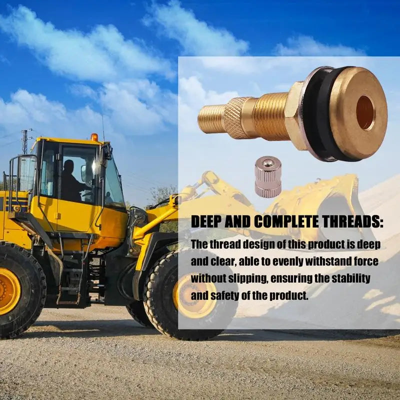 TR618A Brass Tubeless Valve Stem – Industrial & Agricultural