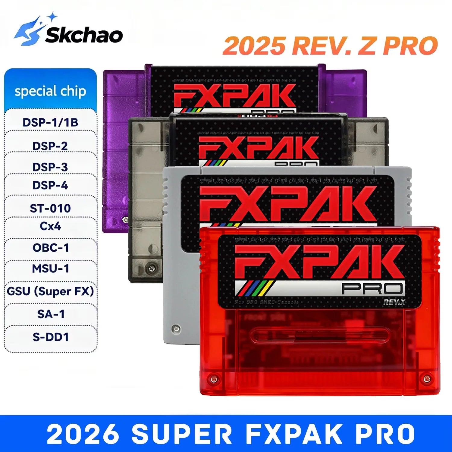 2026 Fxpak Pro Flash Card Game Cartridge 5200 Games in 1 for SNES SFC 16-bit Retro Game Console With 16G Card Real Time Clock Zpaxo