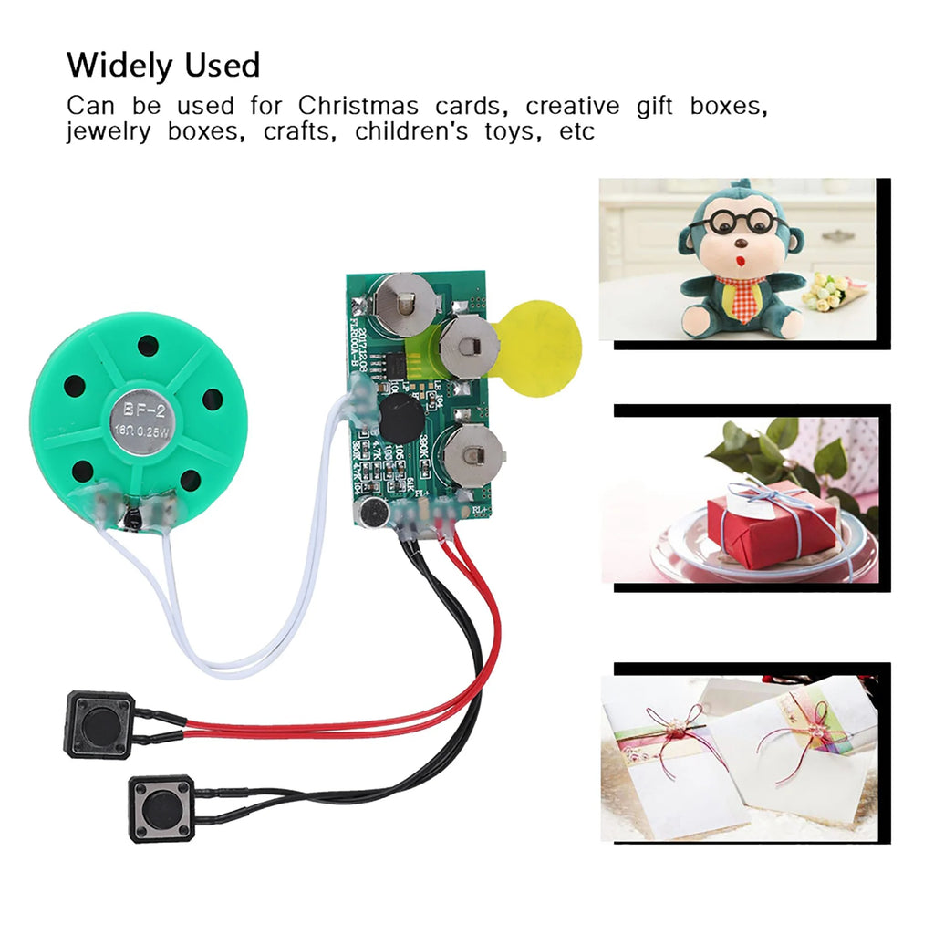 DIY Greeting Card Chip 4 Minutes Recordable Voice Sound Holiday