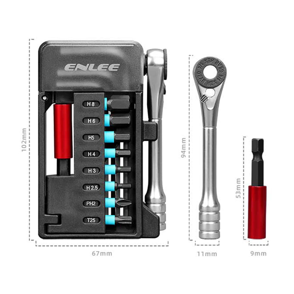 Compact Bicycle Repair Tool Rust Proof Folding Bike Screwdriver