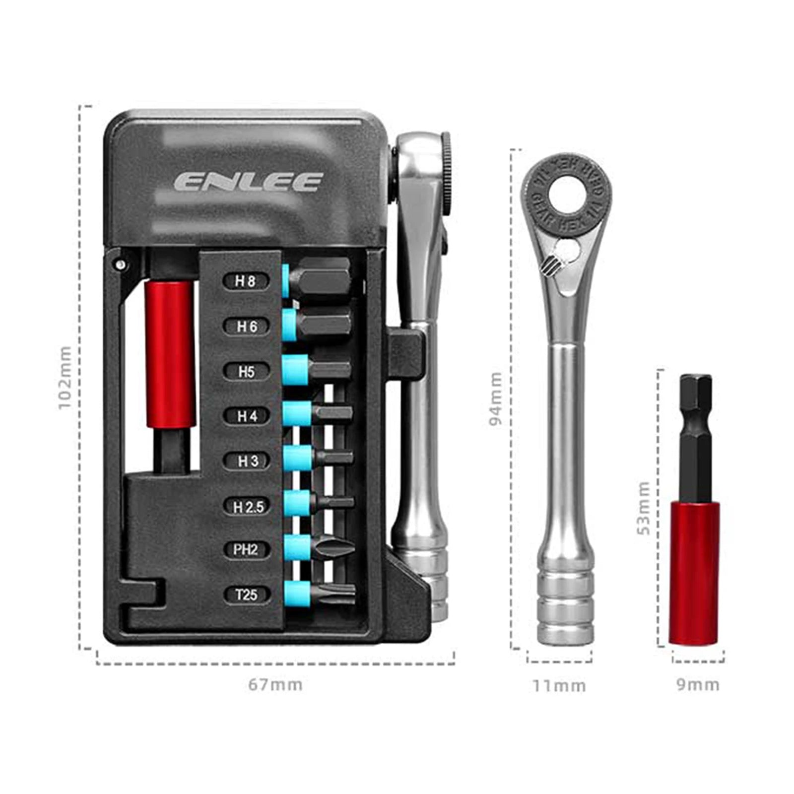 Compact Bicycle Repair Tool Rust Proof Folding Bike Screwdriver