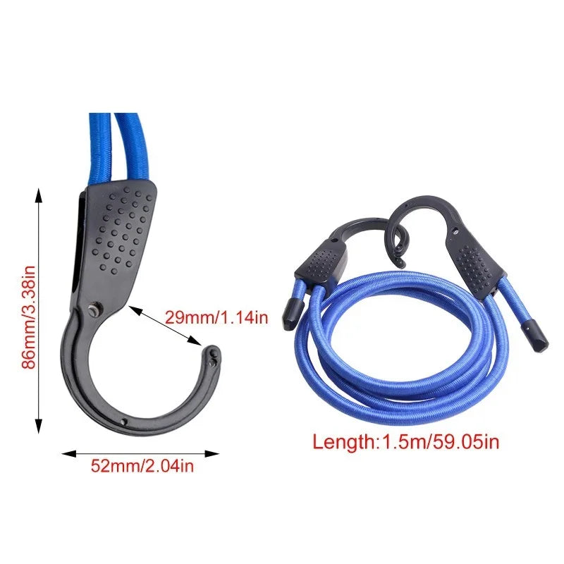 1 5 Meters 59 Inches Elastic Rope Adjustable Tension Band Car Parts Zpaxo