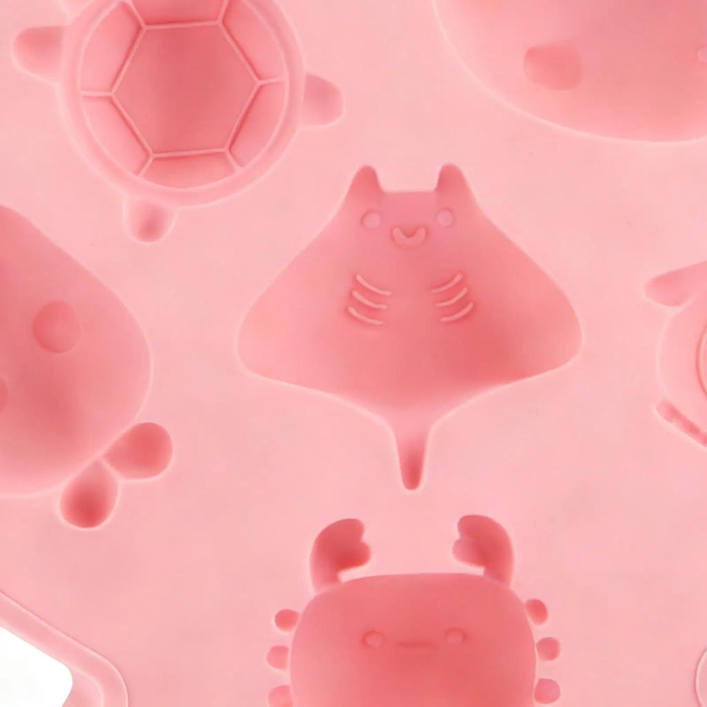 Ice Mold For Coffee Marine Creature Easy Release Chocolate Mold Animal Ice Tray For Home Kitchen Bar Barbecue Summer Party Zpaxo