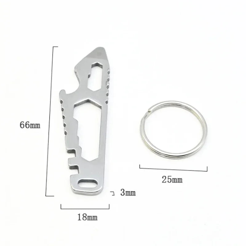 Mini EDC Pry Bar – Hex Wrench & Bottle Opener Bike Tool EDC Multi-Tool Zpaxo