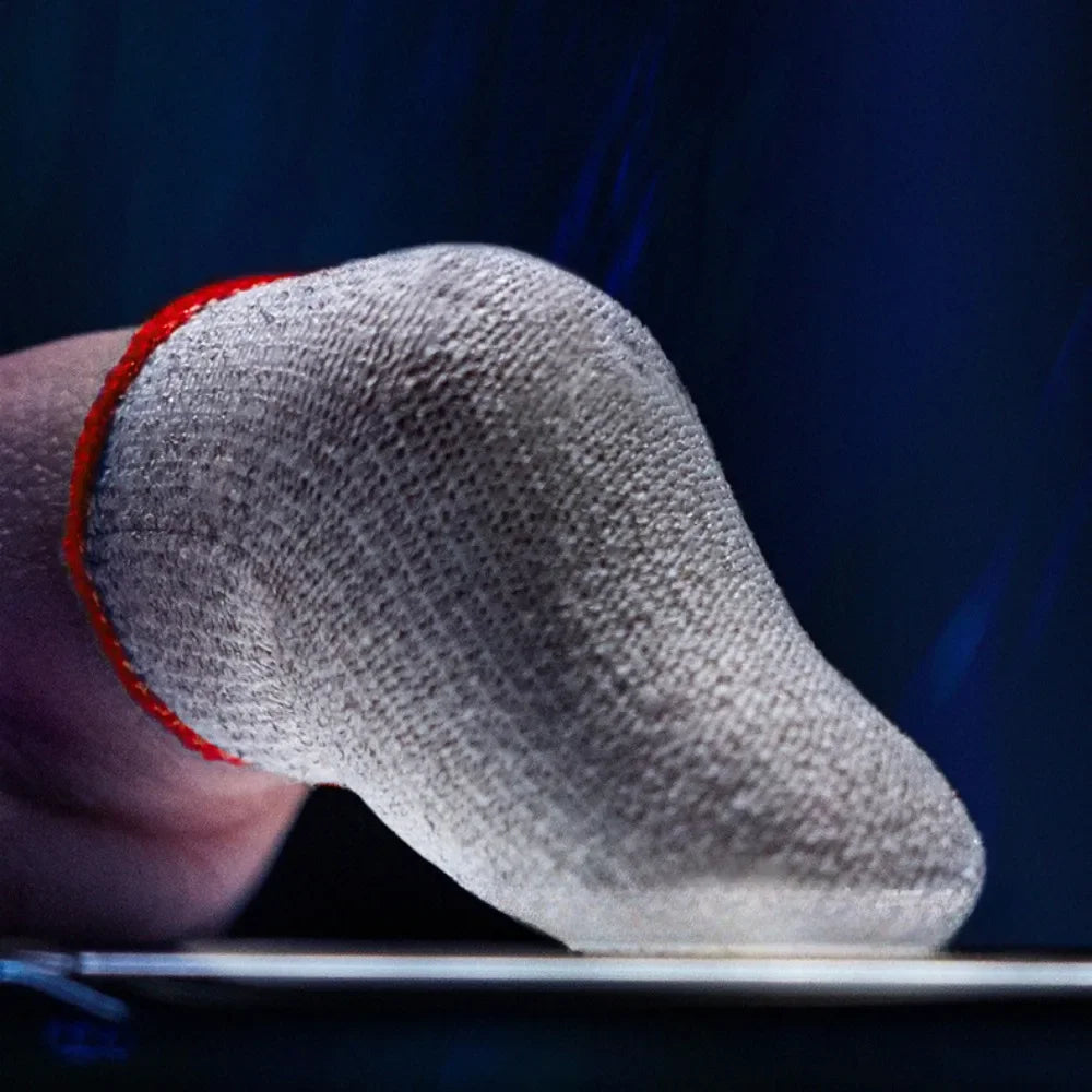Mobile Phone Gaming Fingertip Gloves Sweat-proof Finger Cover Game Zpaxo