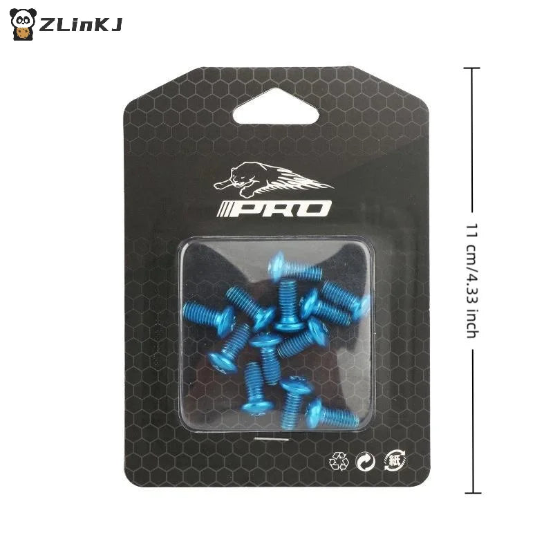 Bicycle Disc Brake Rotor T25 Red Blue Green Purple Gold Plating Zpaxo