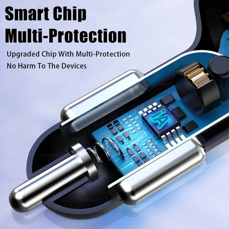 1 USB C Car Charger Adapter Voltage Monitor Fast Charging Iphone