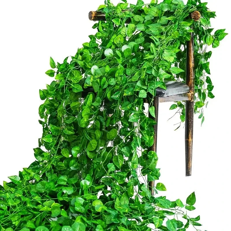 2 4 8 10M Artificial Ivy Leaves Garland Hanging Vines Fake Plants
