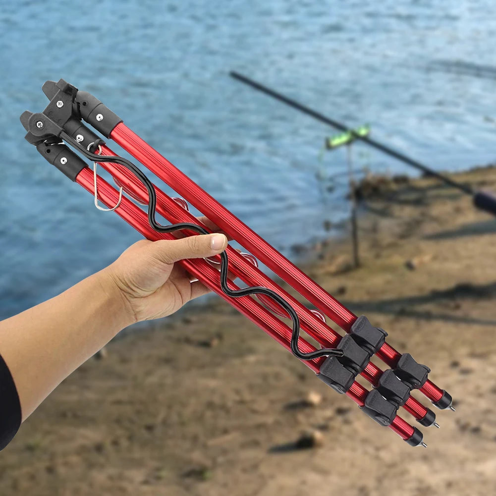 Fishing Rods Tripod Stand Telescopic Rod Holder Aluminum Alloy Sea