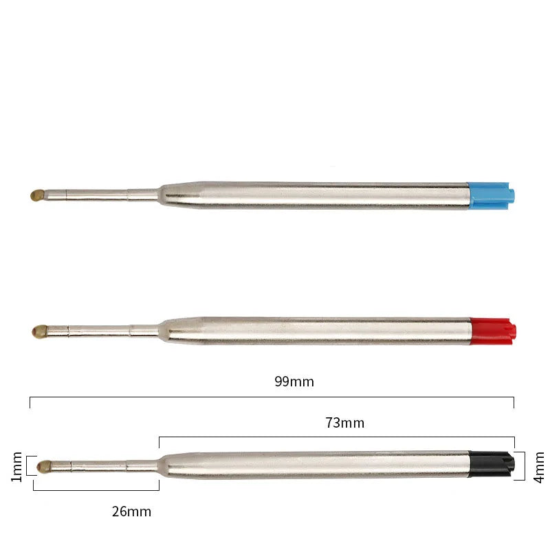 Ballpoint Pen Refills Parker Pens Replaceable Medium Point Blue Black