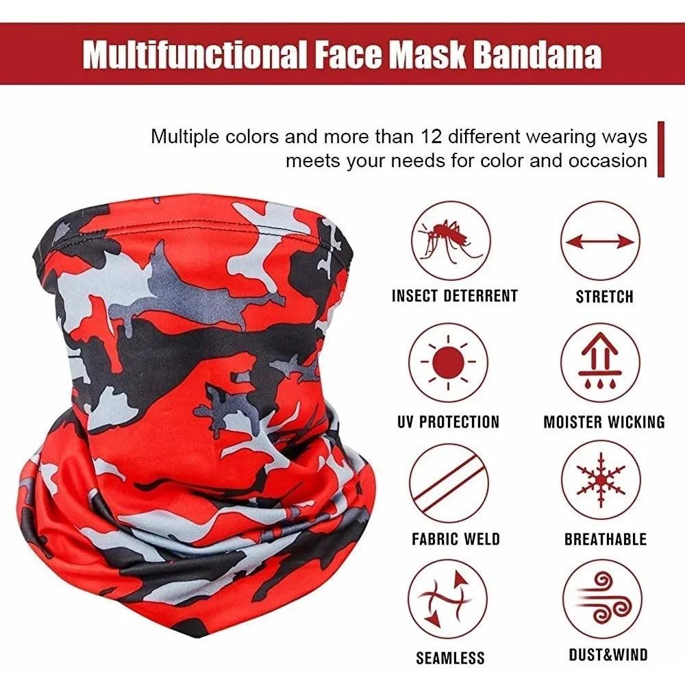 Multi-purpose Turban Riding Scarf Cycling Bandana Men Women Neck Cover Sunscreen Ice Silk Outdoor Fishing Hiking Headwear Mask Zpaxo