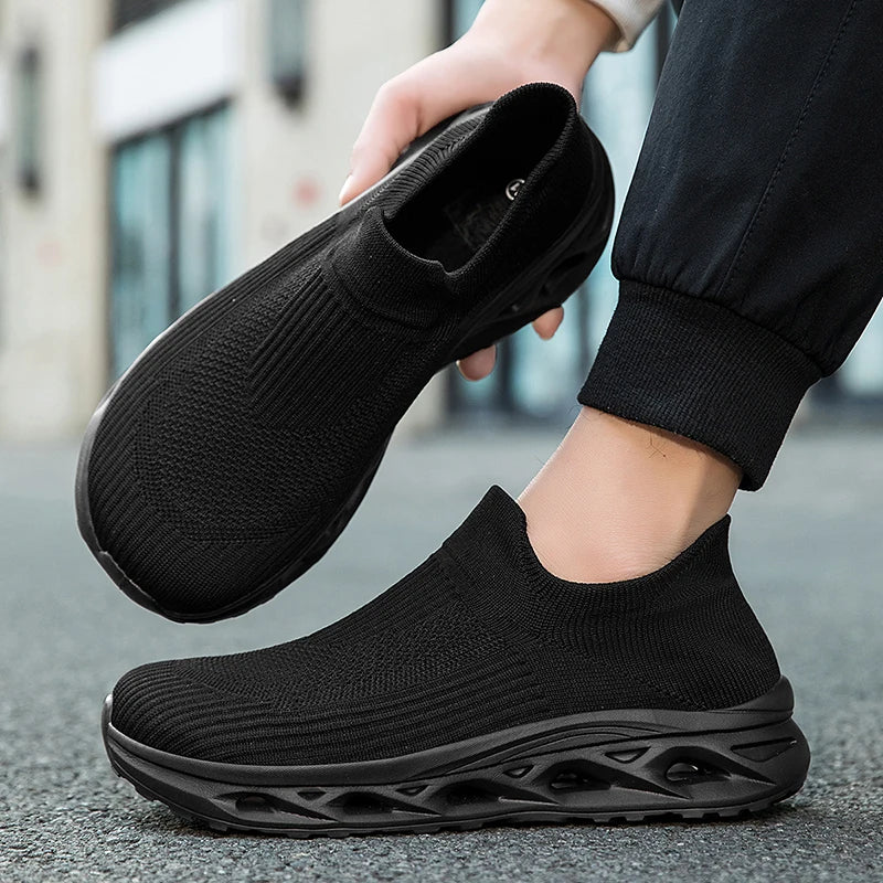 Men's Casual Sneakers Luxury Trainer Shoes Breathable Race Running