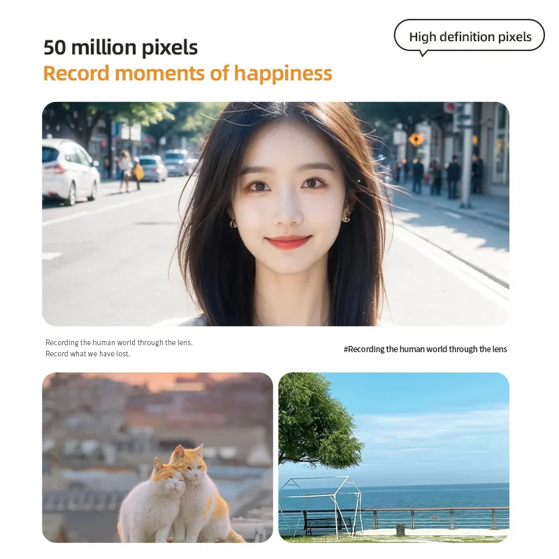 Digital Camera 4K High-definition 50 Million Pixels Autofocus
