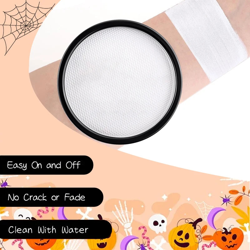 Professional Face Paint Body Paint Water Based,Nontoxic Body Art Halloween Stage Makeup Body Paint Pigments Face painting Makeup Zpaxo