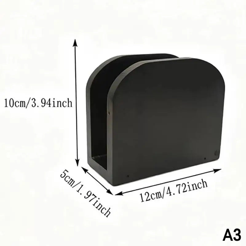 Wooden Napkin Holder Tissue Box Countertop Dispenser Kitchens Dining Zpaxo A3