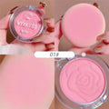Single Matte Embossed Petal Blush Palette Peach Cream Pink Orange Zpaxo 01