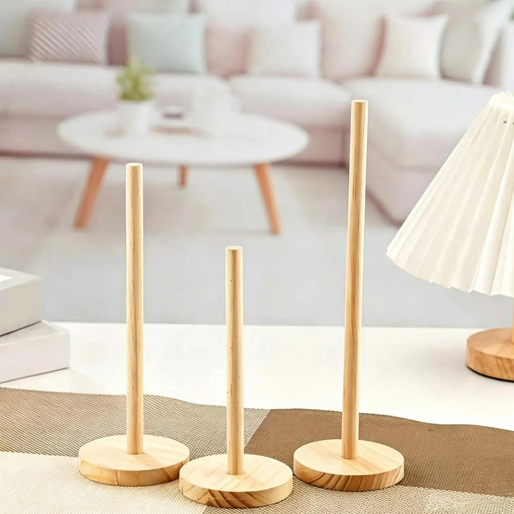 Wooden Scrunchie Stand Hair Tie Organizer Accessory Holder Jewelry