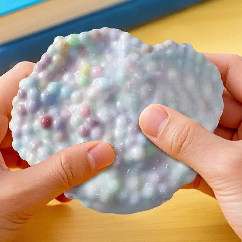Stress Balls Soft Squish Noisy Ball Calming Fidget Toys Gem Sensory Zpaxo