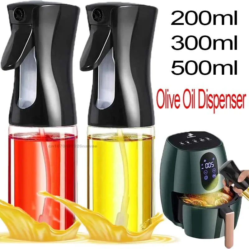 Oil Spray for Cooking Olive Oil Dispenser Plastic Bottle Sprayer Mist-Reusable Food Grade Oil Vinegar Spray Kitchen Accessories Zpaxo