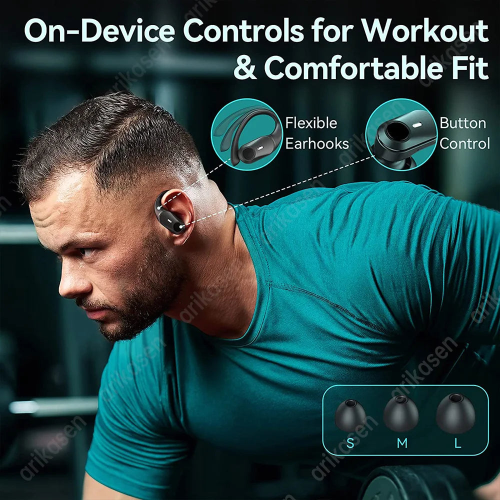 Bluetooth Headphones Wireless Earbuds 36Hrs Playtime Charging Case