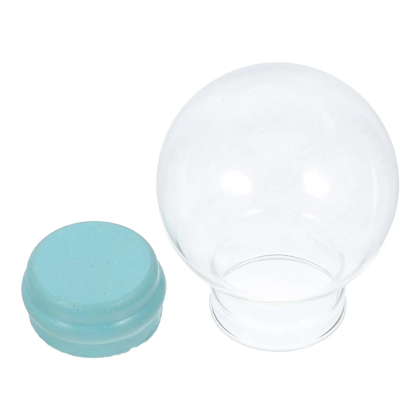 Transparent Empty Glass Snow Globe Dome Thickened Design DIY