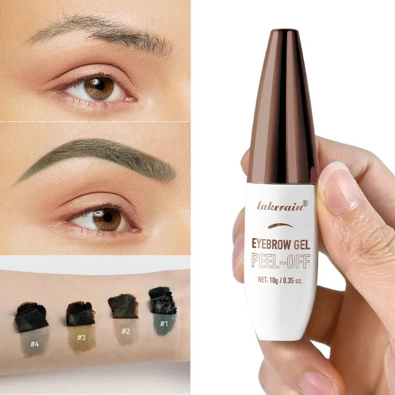 Tattoo Eyebrow Gel Waterproof Easy Peel Off Liquid Semi-permanent