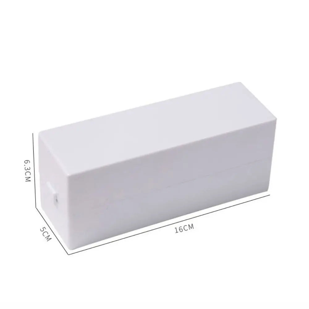Transparent Nail Drill Bits Storage Box Professional Dustproof Zpaxo