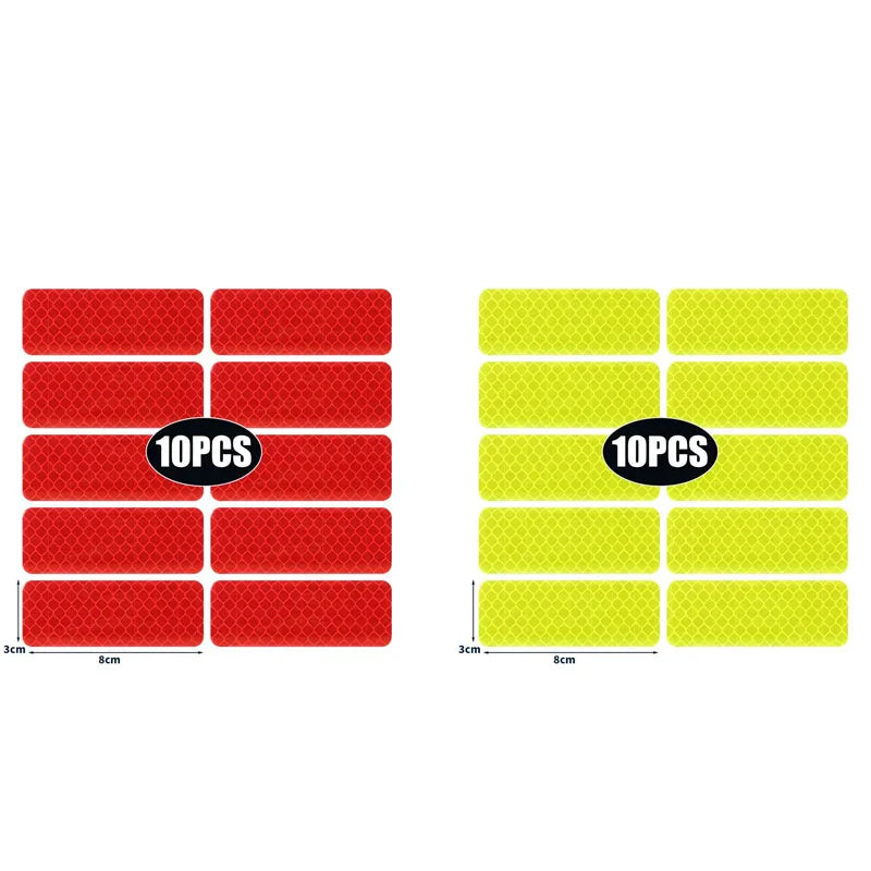 Reflective Safety Strips – Bike, Motorcycle & Helmet Decals