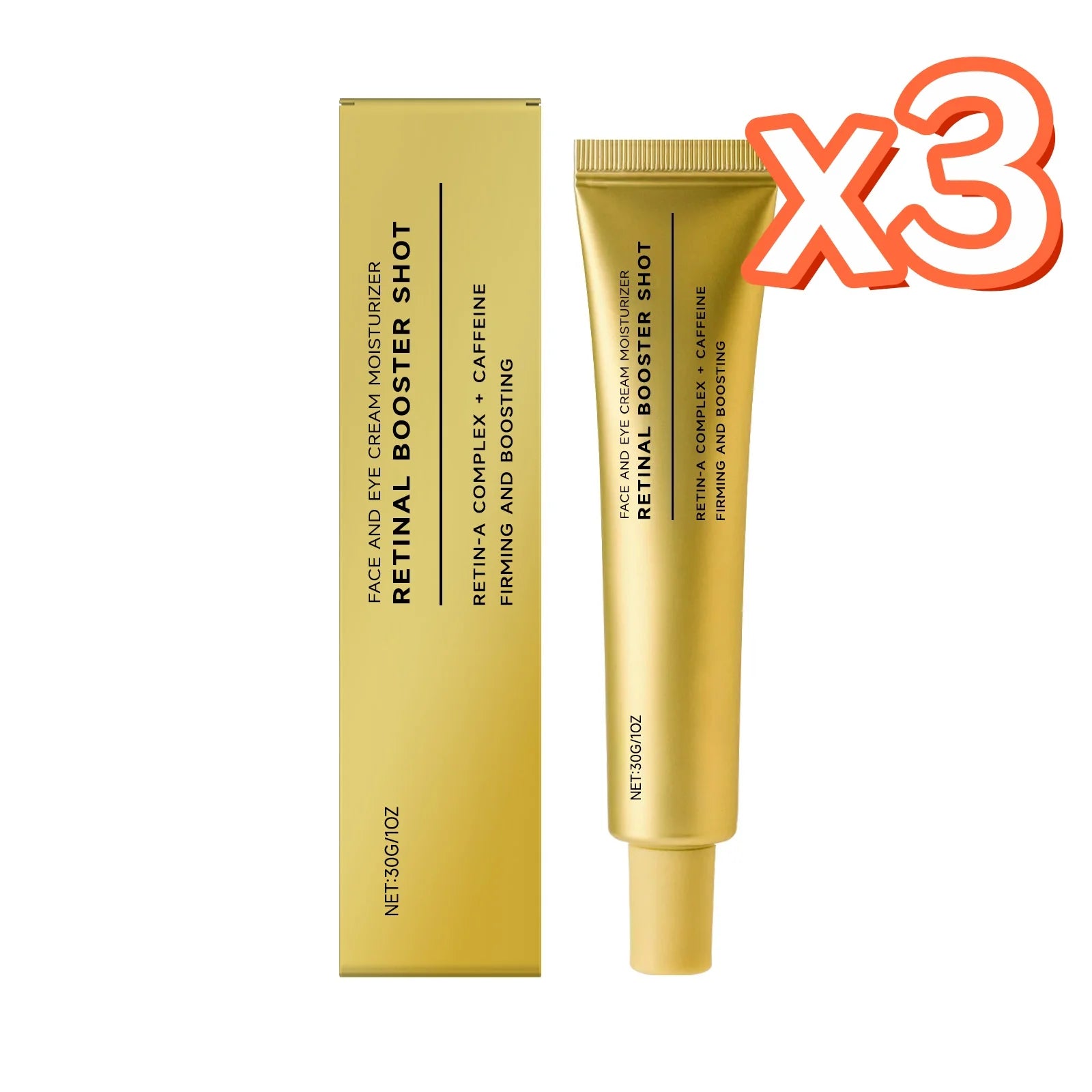 Retinol Face Cream – Dark Spot Fader, Lifting & Skin Barrier Repair Retinol Face Cream Zpaxo 30g Boxed x 3
