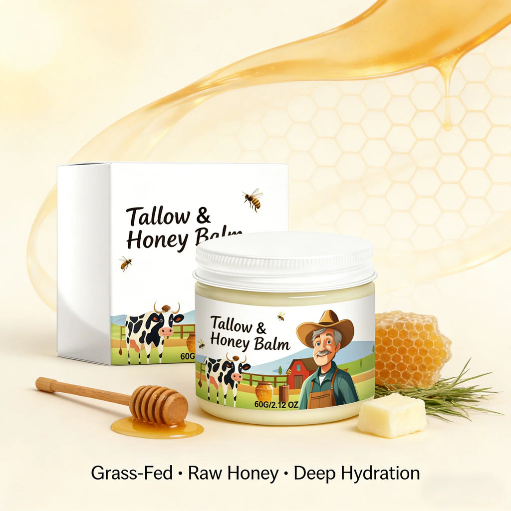 Tallow & Honey Balm Face Moisturizer – Soft, Firm Skin | Hoygi Face & Body Balm Zpaxo