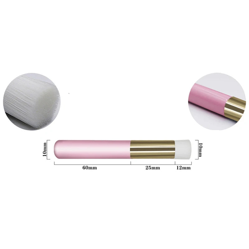 Professional Eyelash Extension Shampoo Cleaning Brush Pink Shining