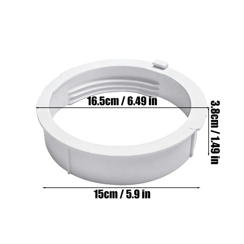 AC Hose Connector Adapter Threaded No Clamp Round Exhaust Extension Zpaxo A