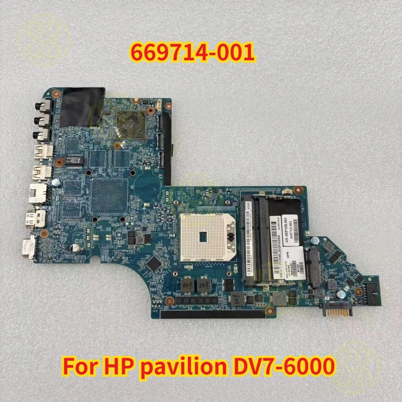 669714-001 HP Pavilion DV7-6000 Laptop Motherboard DDR3 Tested Work OK
