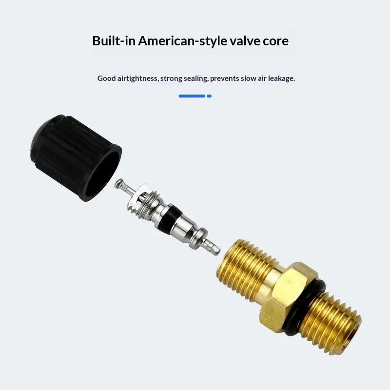 CM1Pcs M8x1 High-quality Air Valves Durable Brass Tire Valve Stems