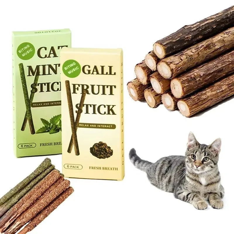 Silvervine Cat Chew Sticks – Natural Catnip Molar Treat